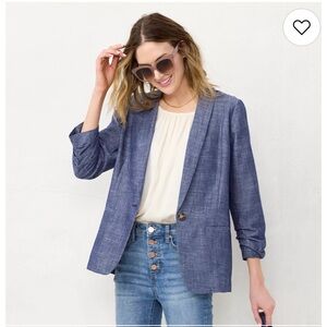 LC Lauren Conrad Navy Blazer